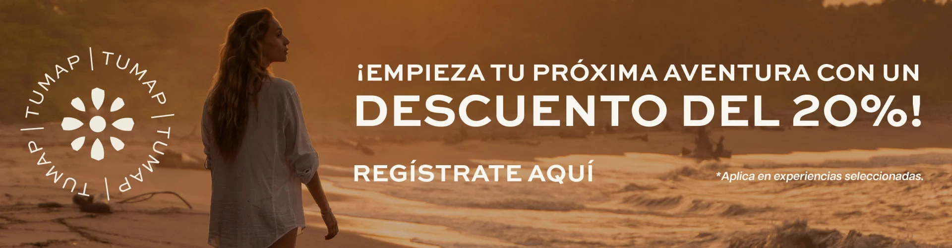 Obtén el 20% descuento